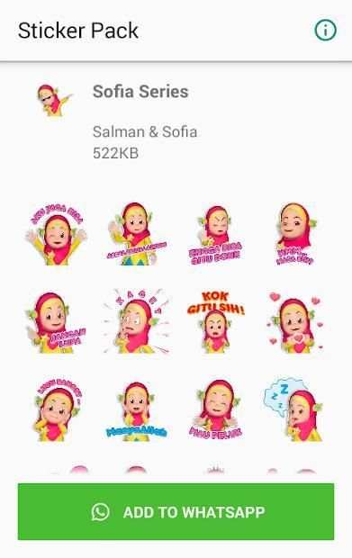WA Sticker Imut - Salman & Sofia screenshot 1