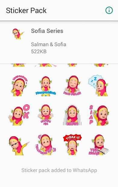 WA Sticker Imut - Salman & Sofia screenshot 2