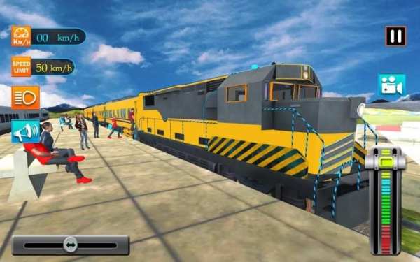 Passenger Train Sim Free Game 2019 स्क्रीनशॉट 6
