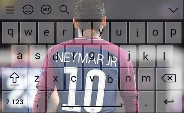 NeymarJr Keyboard Theme 2019 स्क्रीनशॉट 4