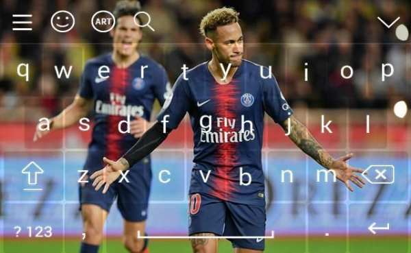 NeymarJr Keyboard Theme 2019 स्क्रीनशॉट 1