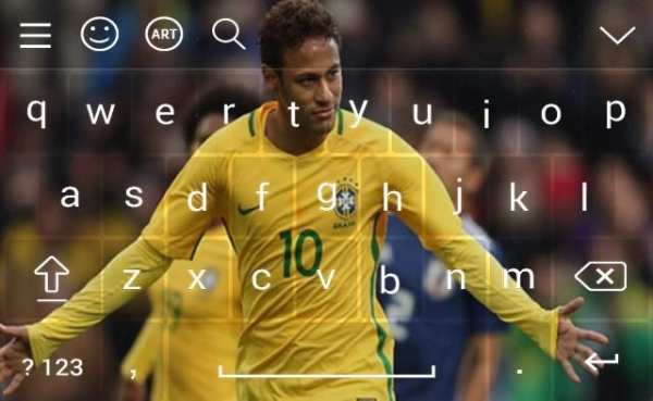 NeymarJr Keyboard Theme 2019 स्क्रीनशॉट 3