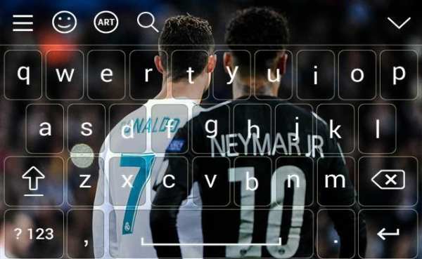 NeymarJr Keyboard Theme 2019 स्क्रीनशॉट 2