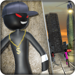 Stickman Gangster City Vegas Crime Mafia Chase icon