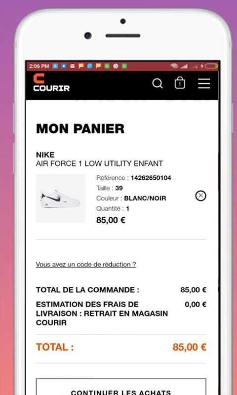 Courir: Online Shopping screenshot 1