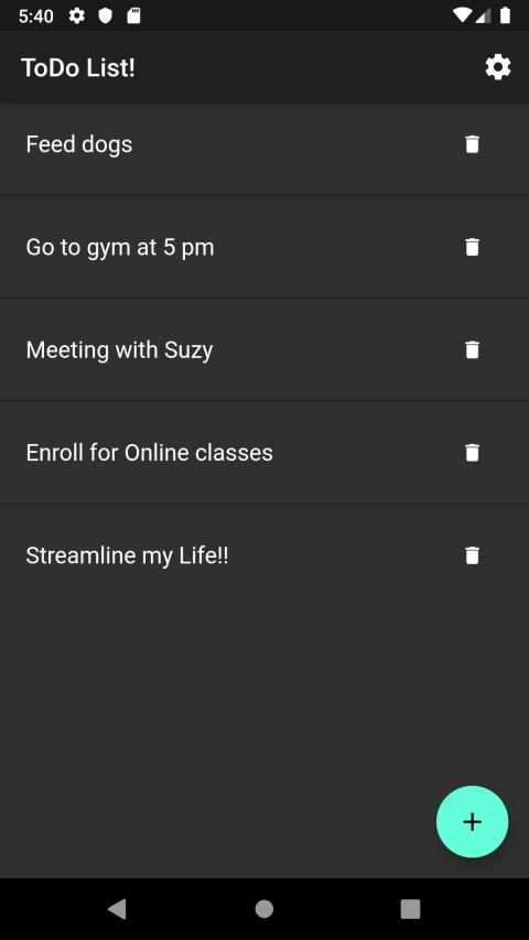 ToDo List! screenshot 1