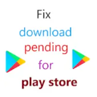 Fix Download pending for Playstore icon