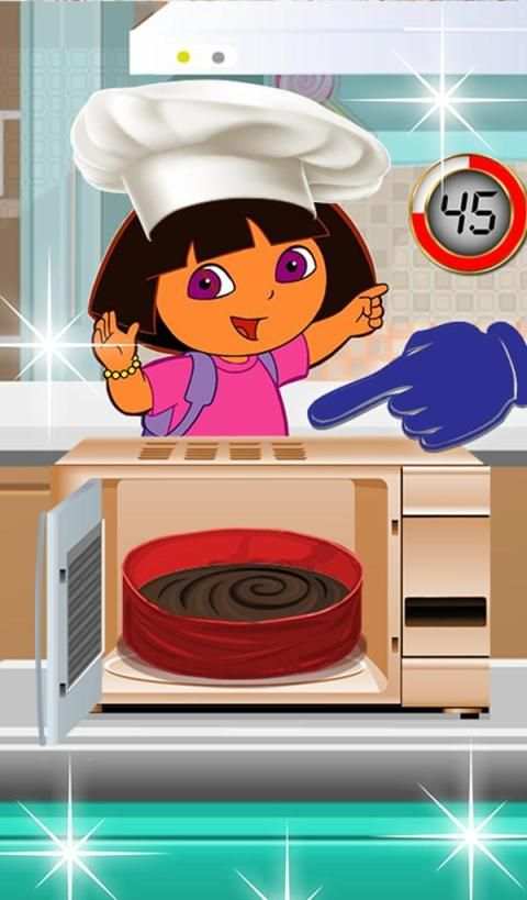 Hot Cooking Dora Cake-Crazy Kitchen Game स्क्रीनशॉट 3