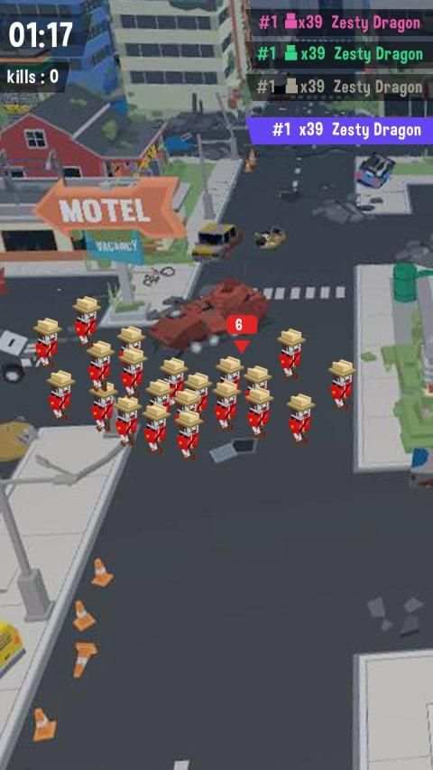 Zombie in the City.io screenshot 1