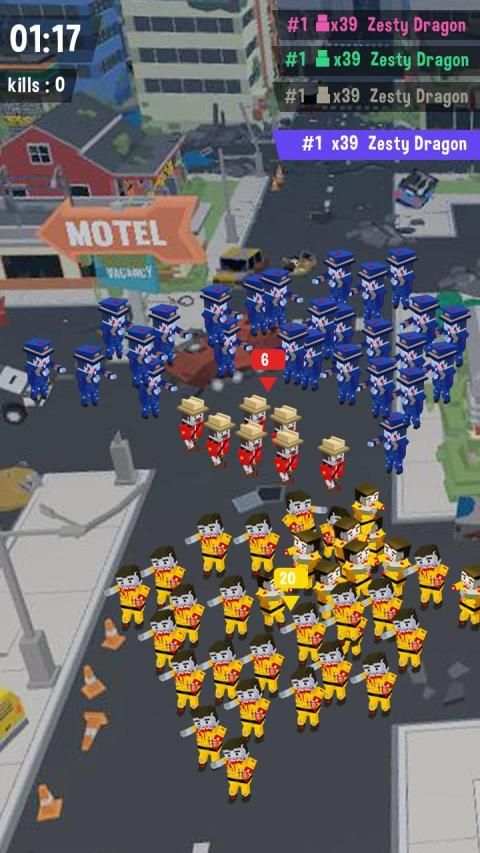 Zombie in the City.io screenshot 2