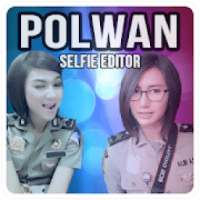 Polwan Cantik - Selfie Editor on 9Apps