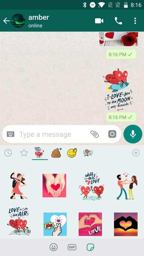 Romantic Love Stickers for WhatsApp, WAStickerApps screenshot 2