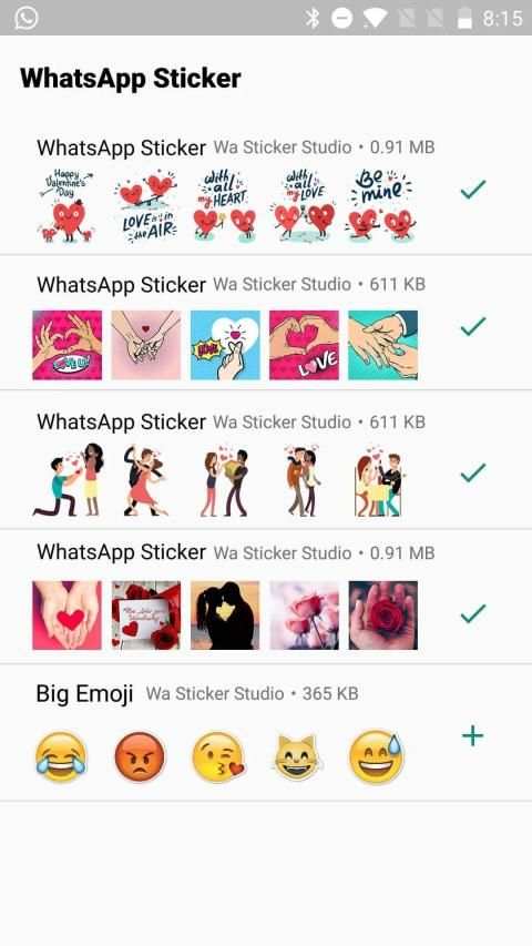 Romantic Love Stickers for WhatsApp, WAStickerApps screenshot 7