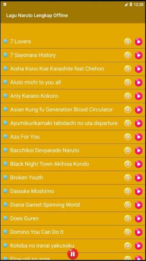 Lagu Naruto Lengkap Offline screenshot 2