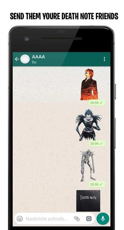Death Note Whatsapp Sticker screenshot 2