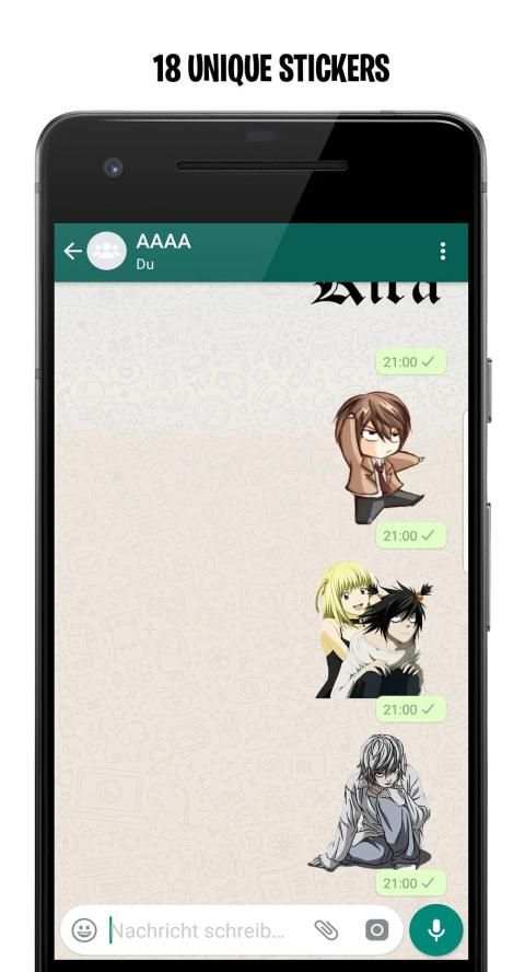 Death Note Whatsapp Sticker screenshot 3