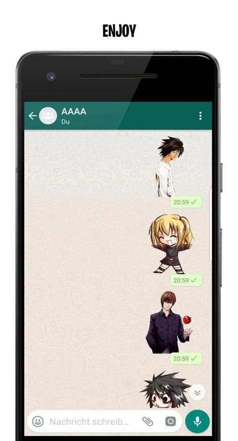 Death Note Whatsapp Sticker screenshot 1
