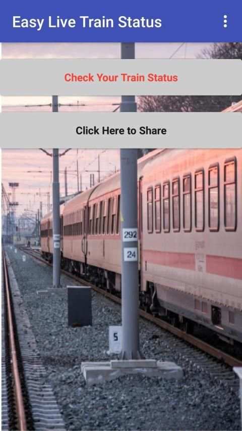 Easy Live Train Running Status स्क्रीनशॉट 3