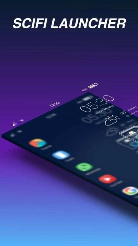 Sci Fi Launcher screenshot 6