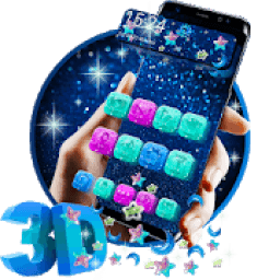 ikon Blue Glitter Gravity Launcher