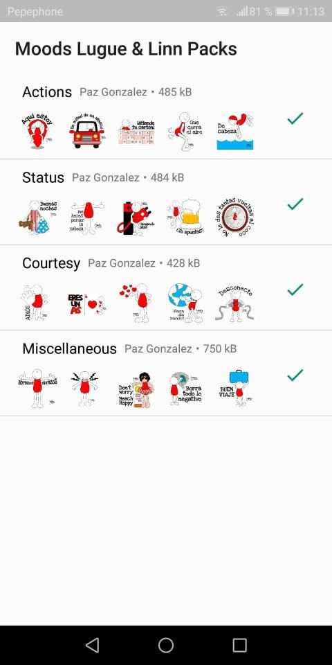 Lugue y Linn para WhatsApp screenshot 2