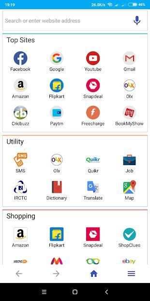 Infinity Browser screenshot 2