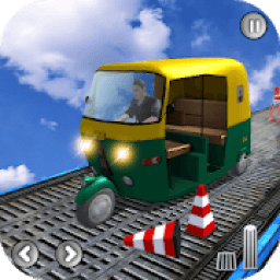 Auto Rickshaw Driving 3D - Impossible Tuk Stunt 3D icon