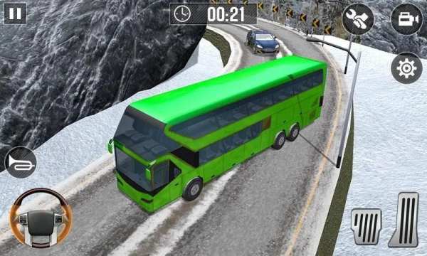 Bus Hill Driving Simulator - Bus Hill Climb 3D स्क्रीनशॉट 1