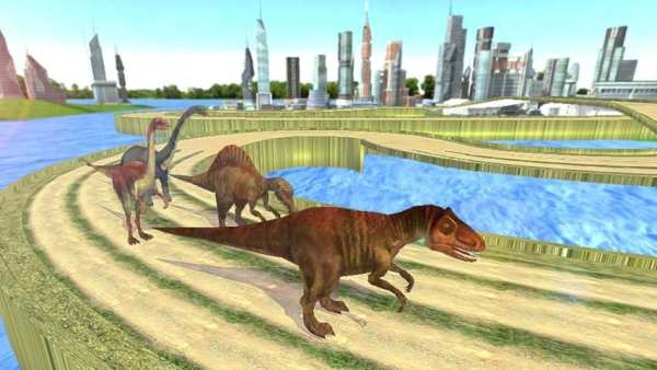 Jurassic Dino Island Racing Games screenshot 1