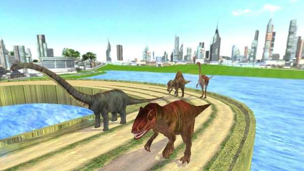 Jurassic Dino Island Racing Games screenshot 2