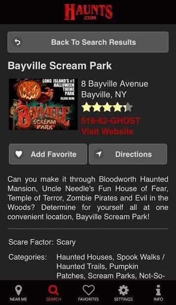 Haunts.com screenshot 5