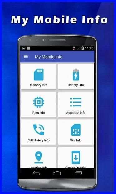 My Mobile Information: Sim, Memory, Ram, Apps info screenshot 2