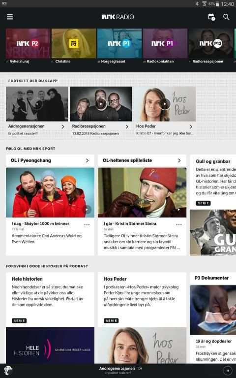 NRK Radio screenshot 1