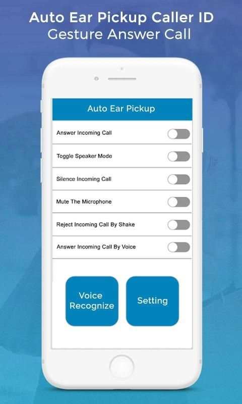 Auto Ear Pickup Caller ID screenshot 4