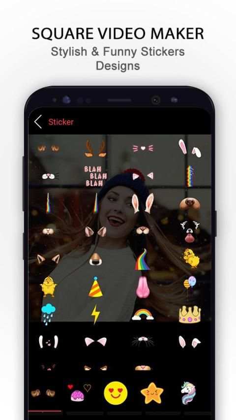 Square Blur Photo Video Maker - Status Maker स्क्रीनशॉट 2