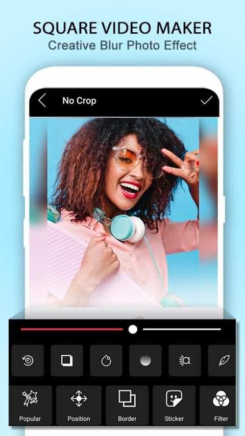 Square Blur Photo Video Maker - Status Maker स्क्रीनशॉट 16