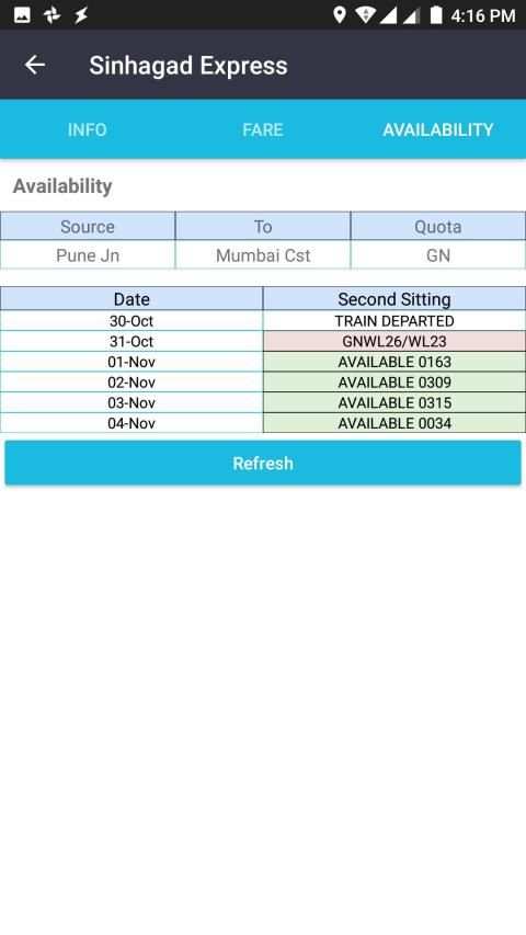 Rail Enquiry स्क्रीनशॉट 3