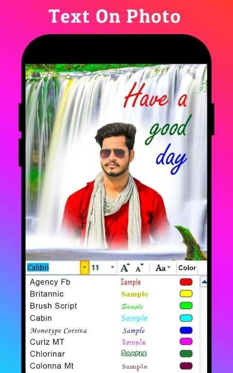 Waterfall Photo Frames स्क्रीनशॉट 15