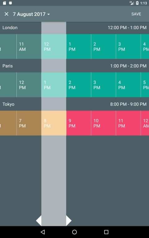 Meeting Planner by timeanddate.com स्क्रीनशॉट 8