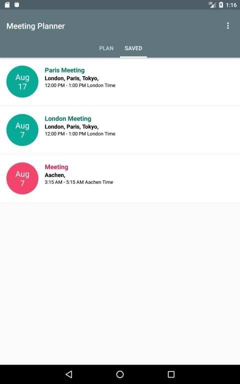 Meeting Planner by timeanddate.com स्क्रीनशॉट 5