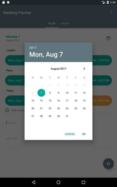 Meeting Planner by timeanddate.com स्क्रीनशॉट 3