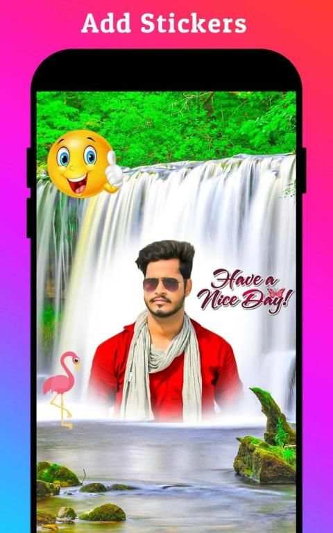 Waterfall Photo Frames स्क्रीनशॉट 17