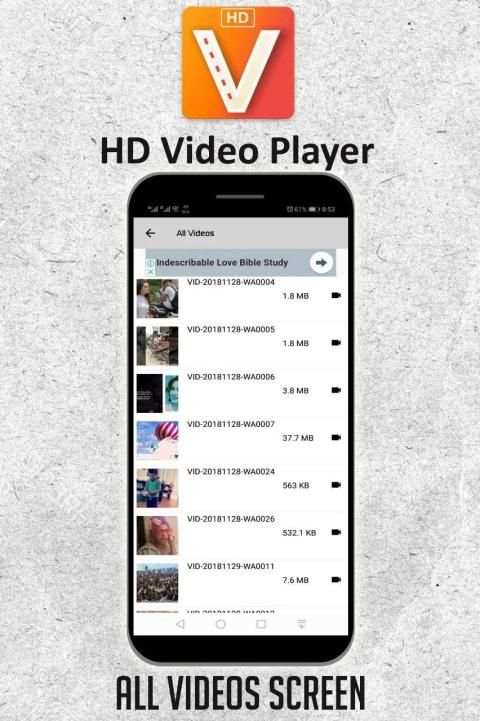 HD Video Player - Floating video player स्क्रीनशॉट 5