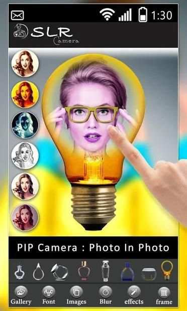 DSLR Camera Auto Blur Background,PIP Effect Photo screenshot 2