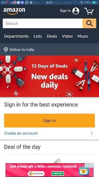 Shop on Amazon screenshot 2