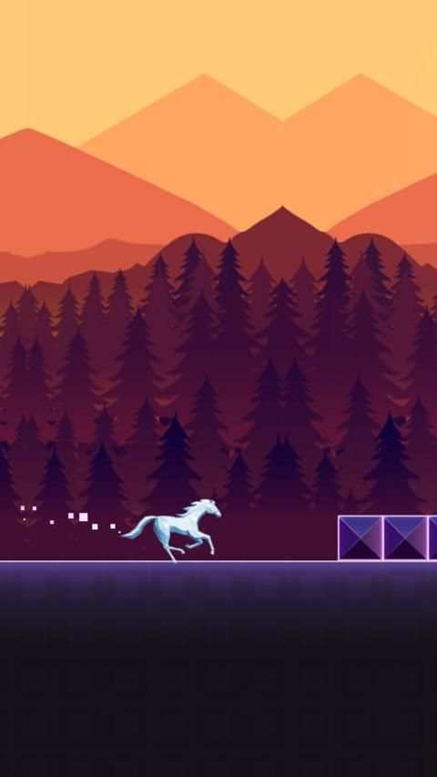 Unicorn Runner - Horse Runner Games स्क्रीनशॉट 2