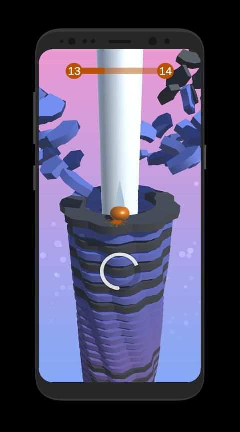 Tower Ball 3D Endless स्क्रीनशॉट 2
