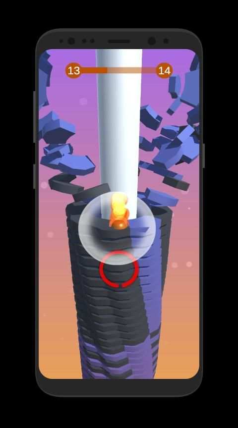 Tower Ball 3D Endless स्क्रीनशॉट 3