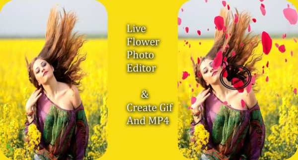 Flower Live Photo Editor 2019 screenshot 1