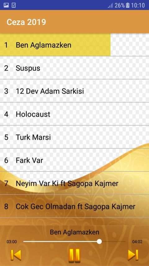 Ceza şarkıları 2019 - Internet Olmadan - screenshot 5